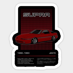Supra MK3 (red) Sticker